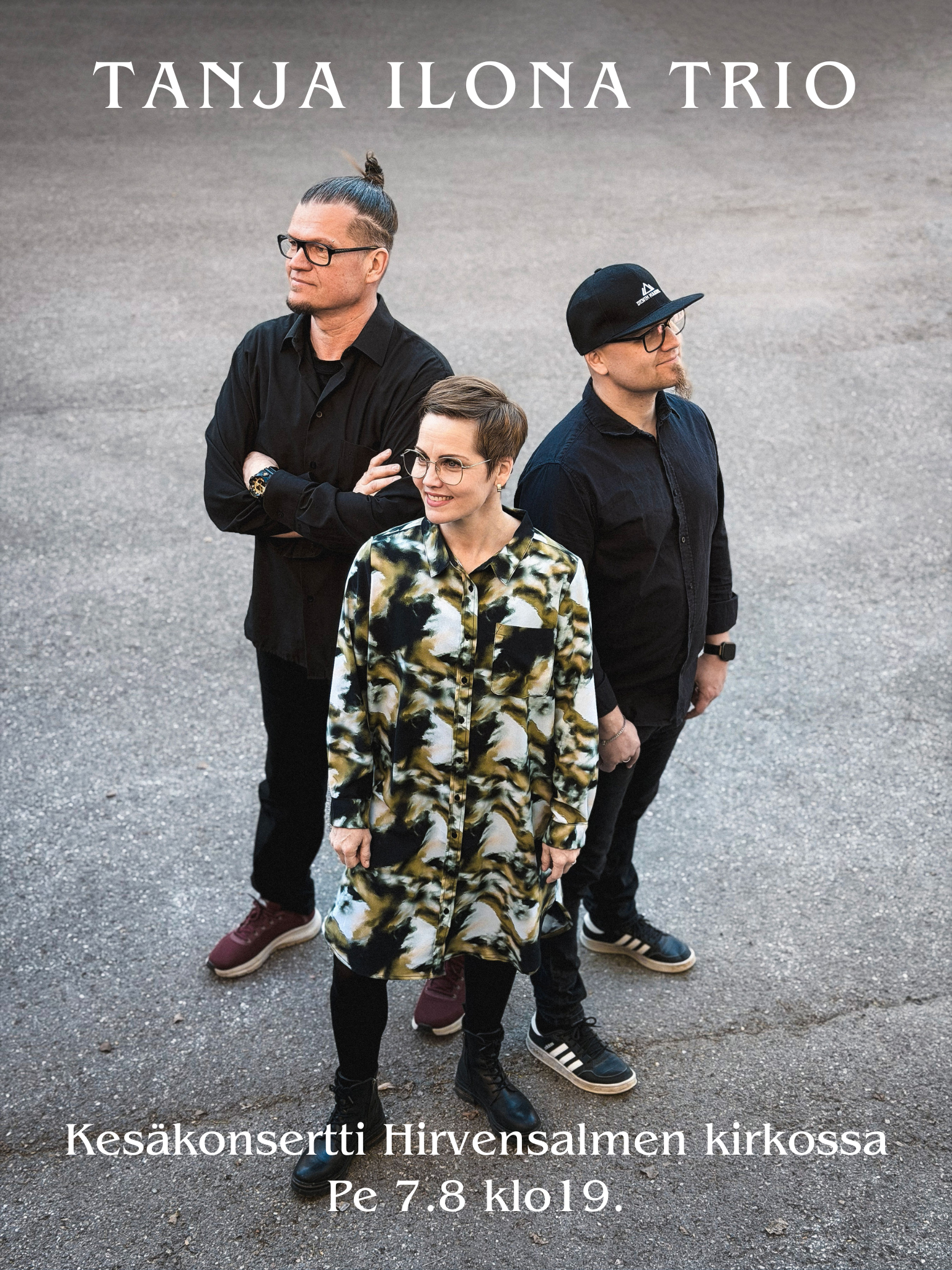 Taina Ilona trio tulee konsertoimaan Hirvensalmen kirkkoon.