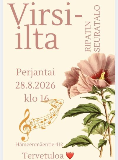 Virret musiikki seuratalo Ripatti